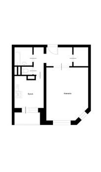 1-к квартира, вторичка, 42м2, 14/16 этаж